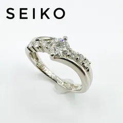 美品🌻SEIKO ダイヤモンド 0.5ct 0.2ct プラチナ リング 約12号 Yのサムネイル