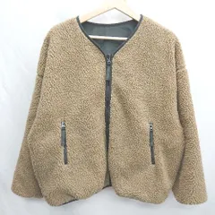 ◇ ⊇ chaco closet チャコクローゼット もこもこ素材 長袖 ブルゾン サイズF ブラウン系 レディース E  【1412260002158】のサムネイル