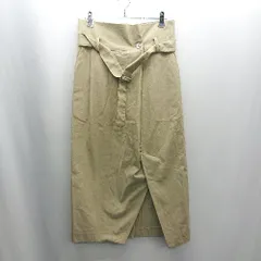 ◇ Θ ◎ URBAN RESEARCH ROSSO ロッソ スリットあり ミモレ丈 タイト スカート サイズM ベージュ系 レディース E  【1412260005180】のサムネイル