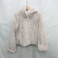 ◇ ⊇ MAJESTIC LEGON マジェスティックレゴン ファー 長袖 ブルゾン サイズM ベージュ系 レディース E  【1412260007566】のサムネイル