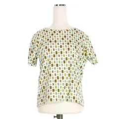 クロエ CHLOE 総柄 プリント Tシャツ カットソー 半袖 40  ホワイト 白のサムネイル