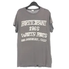 アパルトモン ドゥーズィエムクラス L'Appartement DEUXIEME CLASSE 18AW ヴィンテージ加工 プリント クルーネックTシャツ カットソー 半袖 S グレー 18-070-570-0016-3-0のサムネイル