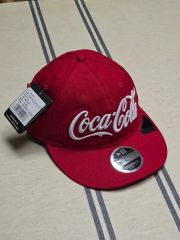 ニューエラ 59fifty Coca-Cola 刺繍ロゴ レッドキャップ - メルカリ