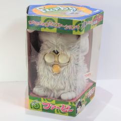 未使用 トミー Furby 初代 ファービー シャンパン ラメ ホワイト 白
