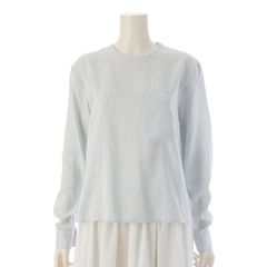 ◾︎極美品◾︎ セリーヌ 24AW マキシボウ シルクブラウス クリーム トリオンフ ◾︎極美品◾︎ セリーヌ 24AW マキシボウ シルクブラウス クリーム