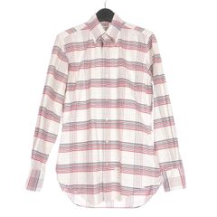 THOM BROWNE チェック柄 ボタンダウンシャツ サイズ2 - メルカリ