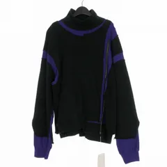 ファセッタズム FACETASM LAYERD DECONSTRUCTED SWEAT ハイネックスウエット トレーナー 長袖 4 ブラック MKS-SW-M01のサムネイル