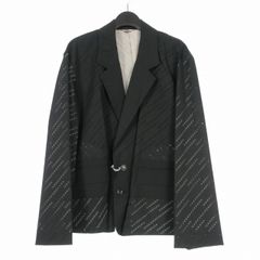 1017 ALYX 9SM ロゴ ストライプ ジャケット カラード 44 - メルカリ
