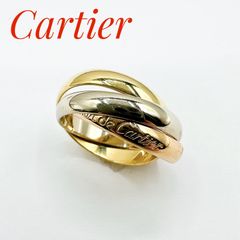 磨き済】カルティエ トリニティ リング 12号 7541 - メルカリ