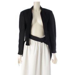 新品未使用 ANN DEMEULEMEESTER シルクスカート ブラック - メルカリ