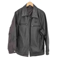 バウンティーハンター BOUNTY HUNTER レザーシングルライダースジャケット メンズ import：M のサムネイル