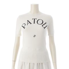 PATOU 阪急梅田 限定ピンク ロゴ入り 半袖ニット 正規品 - メルカリ
