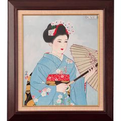 蕗谷虹児、【うたたね】、美人画、希少な画集より、新品高級額 - メルカリ