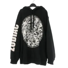 ドリスヴァンノッテン DRIES VAN NOTEN 21AW HAMBLE 星座 ギャザーフード オーバーサイズフーディ パーカー 長袖 M ブラック 黒のサムネイル