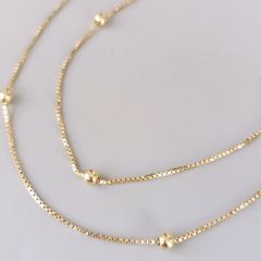 ウノアエレ 585刻印 スネークチェーンネックレス - メルカリ