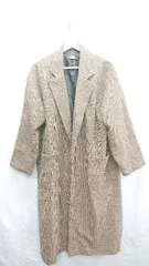 ◇ ⊇ kutir クティール チェック 長袖 ロングコート サイズM ブラウン レディース E  【1412260046244】のサムネイル