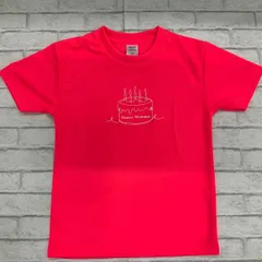 訳あり　試作品　プリントTシャツ　140 蛍光ピンクのサムネイル