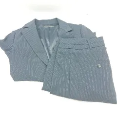 ◇ ⊂ LAUTREAMONT ストライプ セットアップ サイズ38 ネイビー レディース E  【1412260049979】