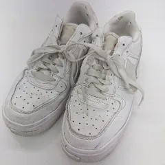 ◇ Θ NIKE ナイキ W AIR FORCE1 FONTANKA スニーカー サイズ7.5 ホワイト ブラウン系 レディース E  【1501160004543】