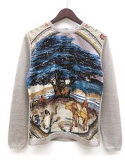希少！エルメス Hermes ツイルレーヌ シルクニット 騎士 馬 42 - メルカリ