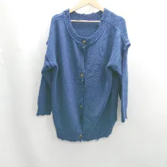 ◇ ⊇ GORGE ゴージ 袖部分取り外し可能 長袖 ニット サイズM ブルー レディース E  【1501160024350】