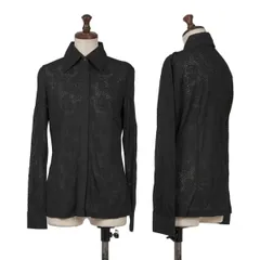 ヨシエイナバyoshie inaba ストレッチレースブラウス 黒9のサムネイル