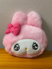 ハローキティ 2010年黒猫ぬいぐるみポーチマイメロ付平成レトロ希少
