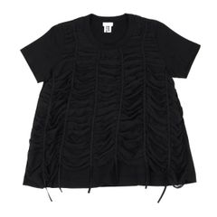 メゾンスぺシャル フリンジキュプラジャージTシャツ ブラック - メルカリ