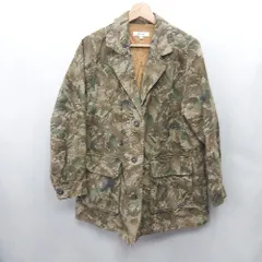 ◇ ⊇ MOUSSY マウジー 総柄 長袖 ジャケット サイズF カーキ レディース E  【1501160028334】