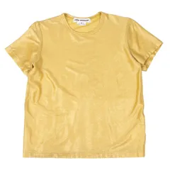 ジュンヤワタナベJUNYA WATANABE シルクレーヨングリッターTシャツ ゴールドMのサムネイル