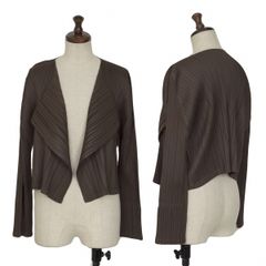 PLEATS PLEASE プリーツ カーディガン ジャケット グレージュ系 - メルカリ