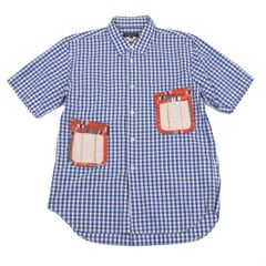 GARCONS HOMME PLUSギンガムチェックシャツ パッチポケット - メルカリ