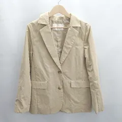 ◇ ⊇ continuer de NICE CLAUP 長袖 テーラードジャケット サイズF ベージュ レディース E  【1501160047205】のサムネイル
