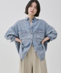新品◇Sonny Label◇シアーデニムシャツ《ライトインディゴ》 - メルカリ