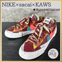 【ケア済/清潔なリユース靴】S801 NIKE×sacai×KAWS ナイキ×サカイ×カウズ BLAZER LOW ブレザーロー スニーカー DM7901-600 