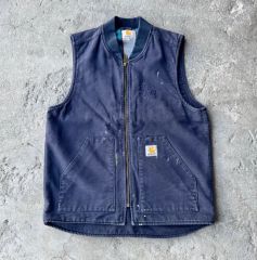 Carhartt Duck Vest V02 MDT ダックベスト L フェード - メルカリ