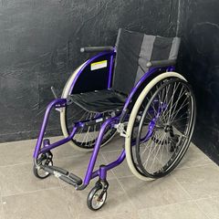 カドクラ 自走用車椅子 ノーチラス パープル H101-PL 高品質 折畳み