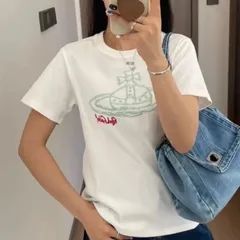 【予約商品】ヴィヴィアン・ウエストウッド（Vivienne Westwood）のオーブ刺繍Tシャツ オーガニックコットンのサムネイル