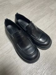 MARNI スクエアトゥ ローファー ブラック - メルカリ