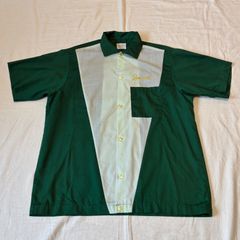 50s NATNAST ボーリングシャツ レーヨン チェーンステッチ 古着 - メルカリ