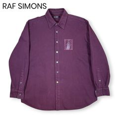 RAF SIMONS 美品 44オーバーサイズ パッチシャツ - メルカリ