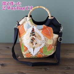 ハンドメイド着物リメイクバック♪724 - メルカリ