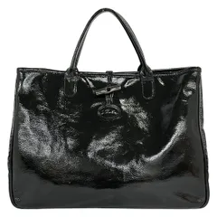 LONGCHAMP(ロンシャン) トートバッグ ロゾ 黒 レザー