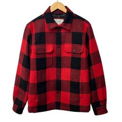 Woolrich アラスカンウールチェックオーバーシャツ S ウールリッチ