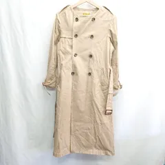 ■ ⊇ ◎ ROSSO URBAN RESEARCH ロッソアーバンリサーチ 裏地なし 長袖 ロングコート サイズ38 ベージュ レディース E  【1501230028974】のサムネイル