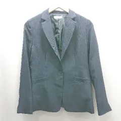 ◇ ⊇ OFUONclass オフオン 薄手生地 長袖 テーラードジャケット サイズ38 ネイビ－ レディース E  【1501230028868】のサムネイル