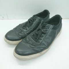 COACH レザー スエード スニーカー ブラック ローカット US9D - メルカリ