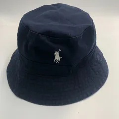 ポロ ラルフローレン バケットハット ネイビー 紺 帽子