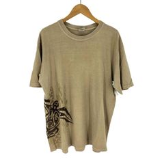 クレイジーシャツ 虎 Tシャツ クルーネック 半袖 MEDIUM 黒 綿 旅行 