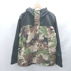 ◇ ⊂ ZIP FIVE ジップファイブ バイカラー 迷彩 カモフラ 長袖 ブルゾン サイズL ブラック系 メンズ E  【1502030012620】のサムネイル
